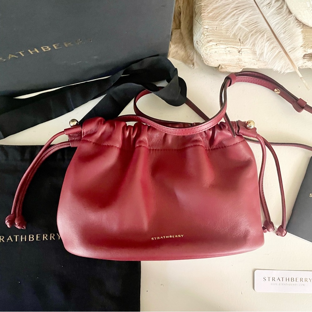 Strathberry Charlotte Bag in Oxblood